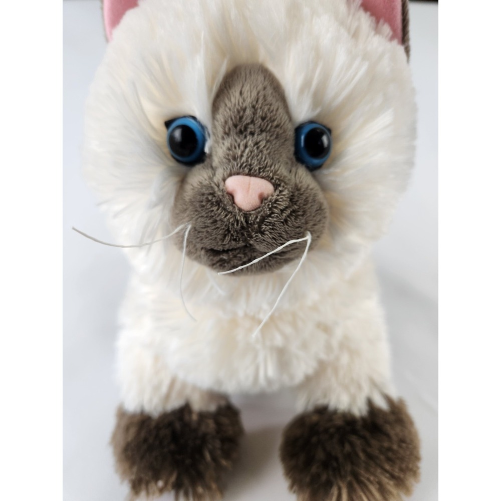 Build A Bear Siamese Himalayan Ragdoll Cat Plush Stuffed Promise Pet BABW Collar